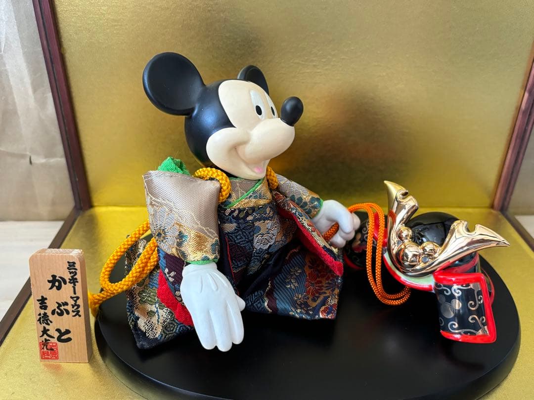 ミッキーマウス　五月人形　かぶと　吉徳作