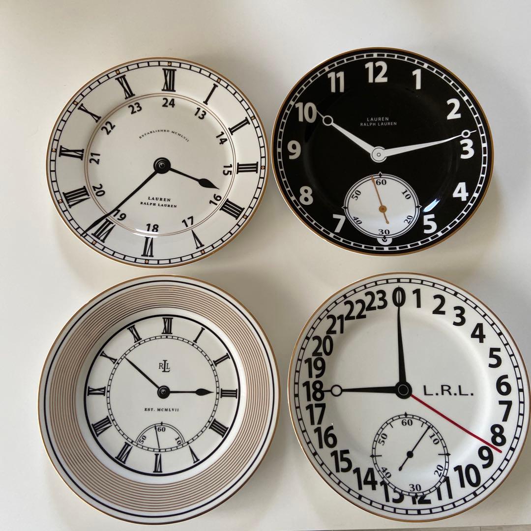 【新品】ウェッジウッド・ラルフローレン★ポケットウォッチ★ お皿　4枚セット