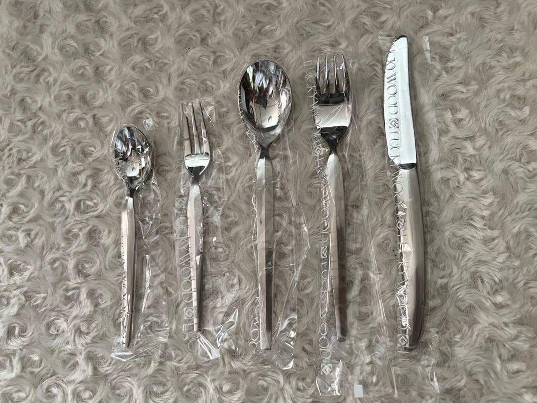 ラッキーウッド　カトラリーセット　デラックス　ディナーセット〈25本セット〉