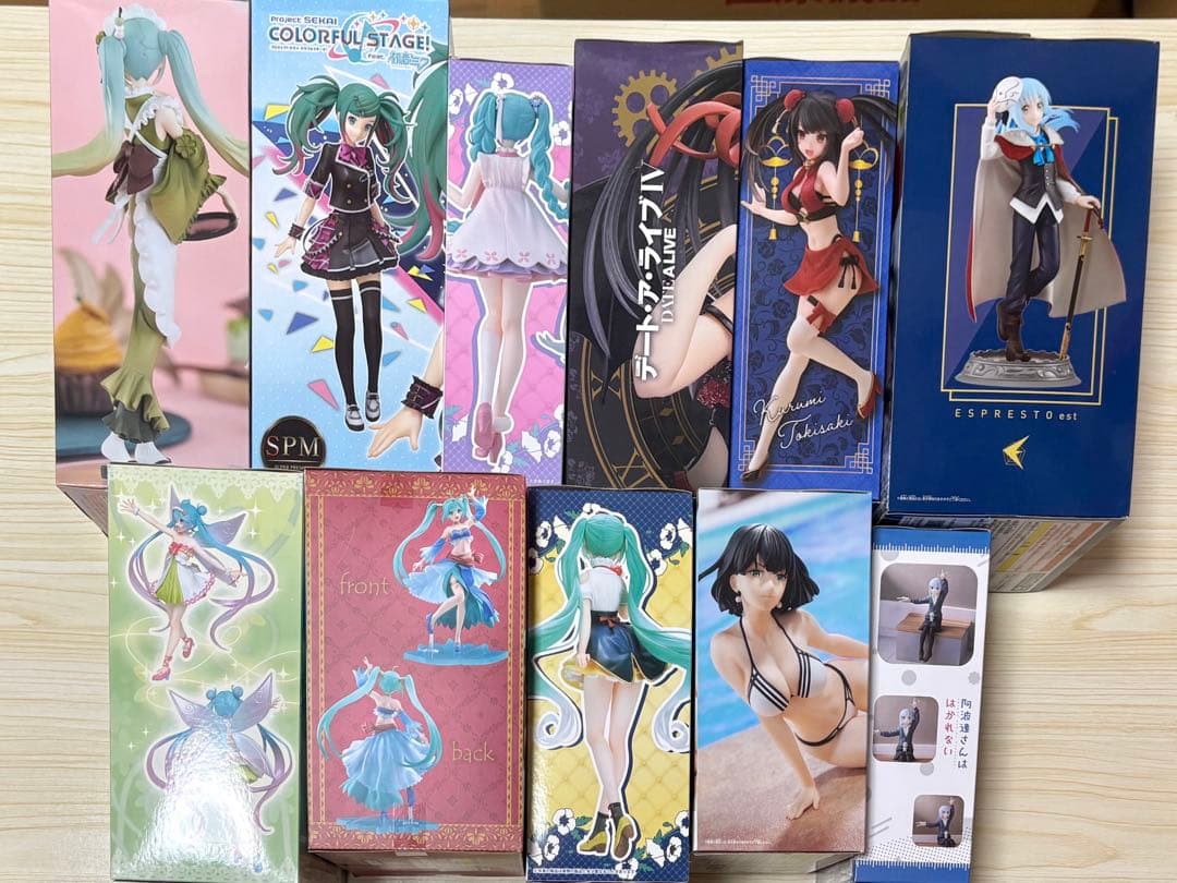 【未開封】初音ミク デートアライブ ワンパンマン 転スラ 阿波連さん フィギュア