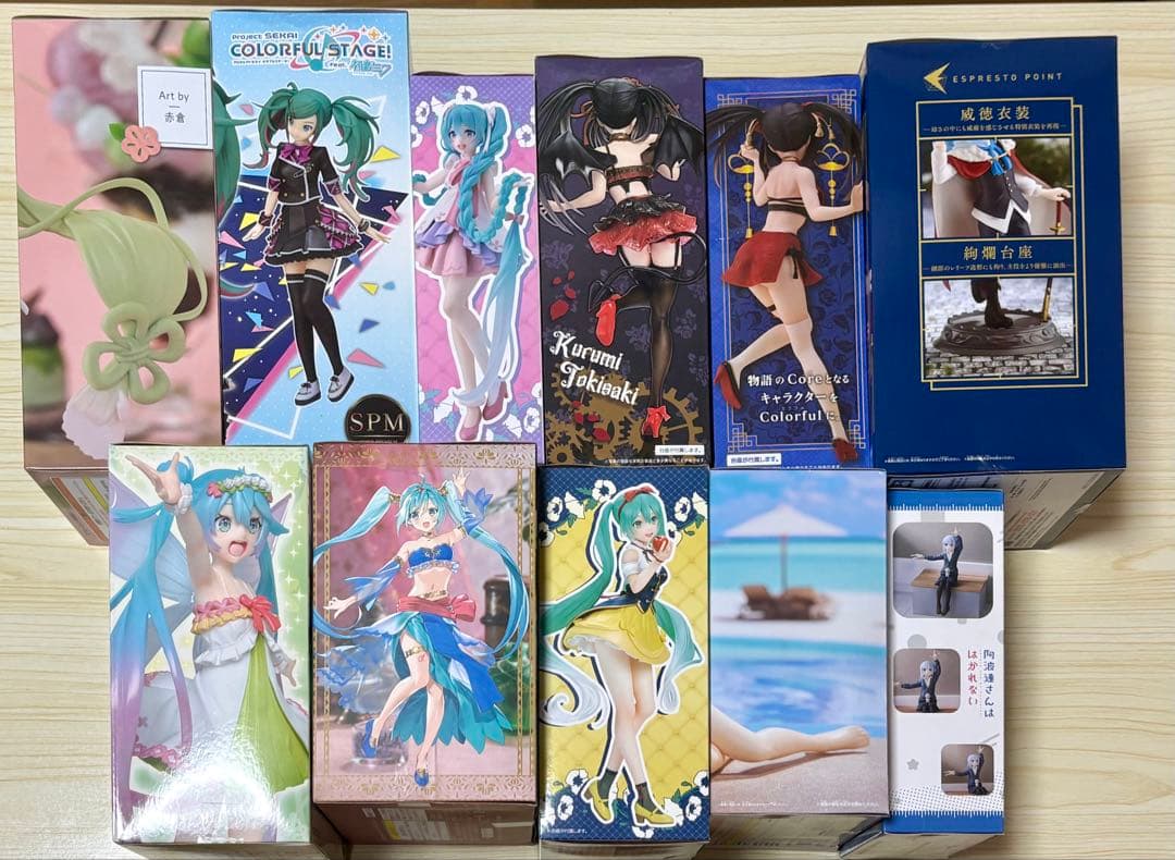 【未開封】初音ミク デートアライブ ワンパンマン 転スラ 阿波連さん フィギュア