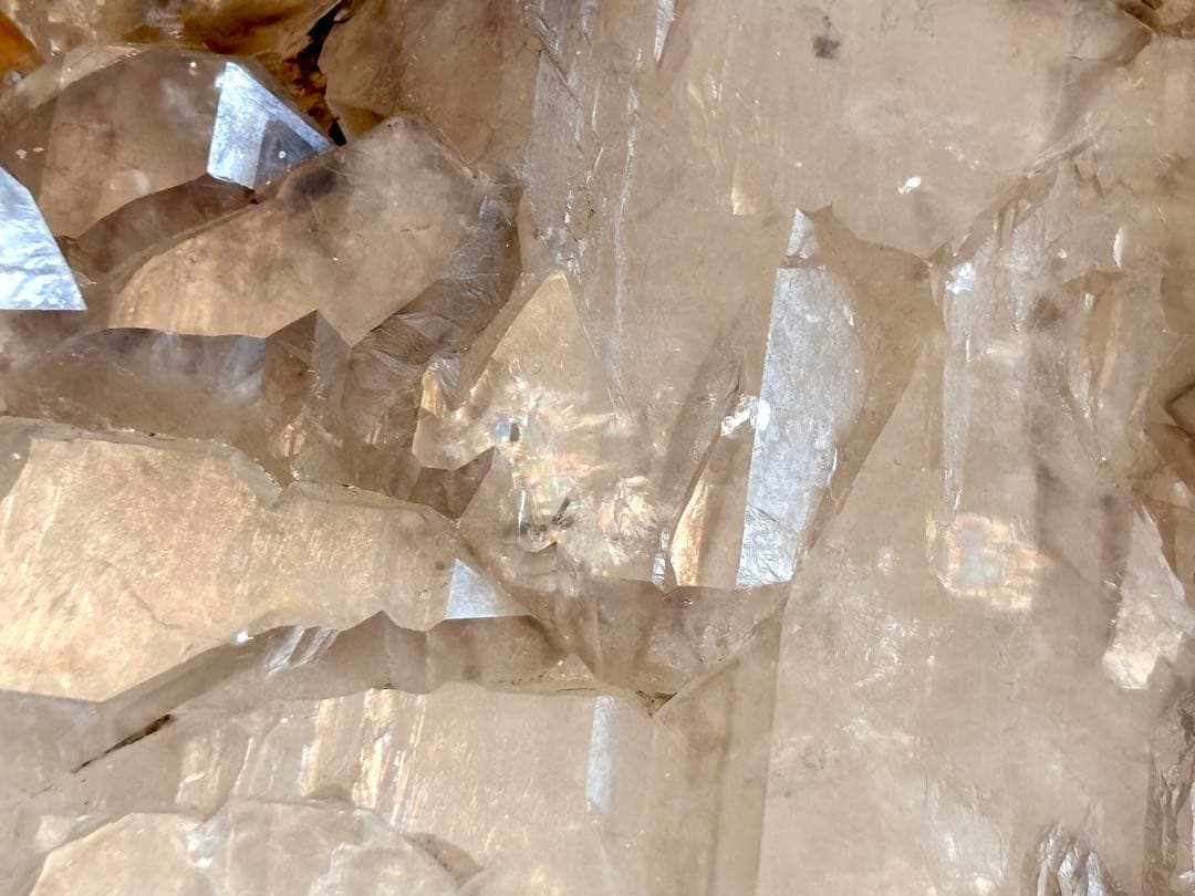 エレスチャル　水晶クラスター　5.5kg アリゲータークォーツ　ジャカレー水晶