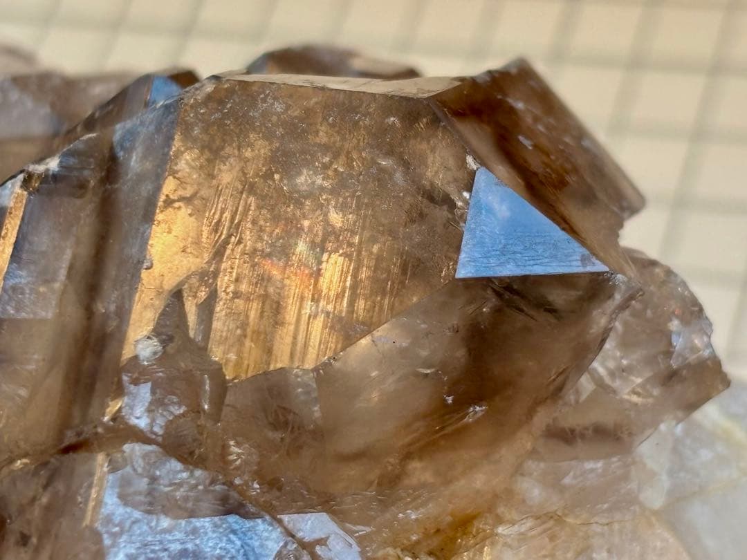 エレスチャル　水晶クラスター　5.5kg アリゲータークォーツ　ジャカレー水晶