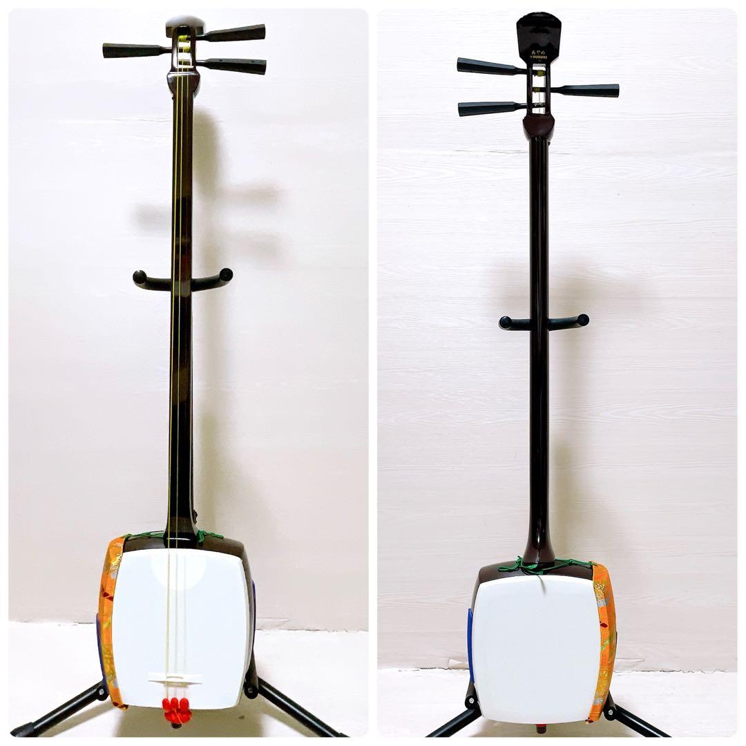 美品 SUZUKI スズキ あやめ 三味線 ソフトケース付き 初心者 教育用