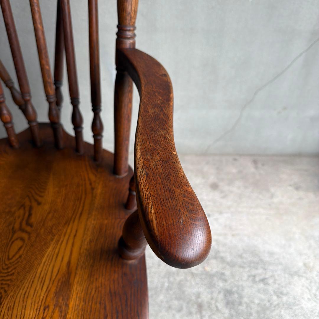 飛騨家具　キツツキ　オールドヴィンテージ　ウィンザーアームチェア　ロースタイル