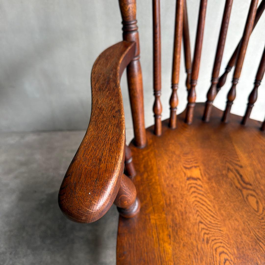 飛騨家具　キツツキ　オールドヴィンテージ　ウィンザーアームチェア　ロースタイル