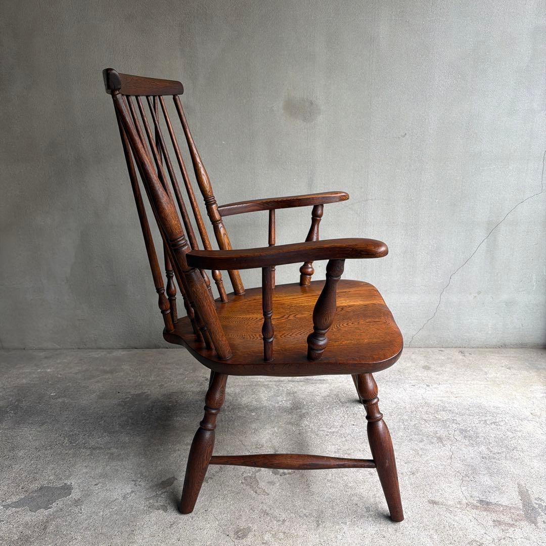 飛騨家具　キツツキ　オールドヴィンテージ　ウィンザーアームチェア　ロースタイル