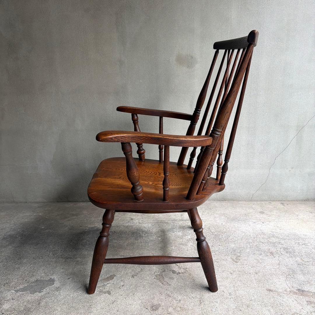飛騨家具　キツツキ　オールドヴィンテージ　ウィンザーアームチェア　ロースタイル