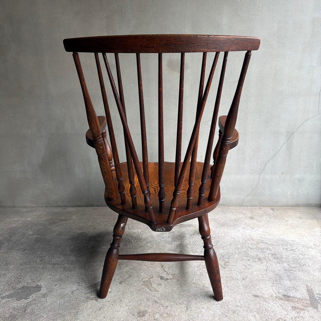 飛騨家具　キツツキ　オールドヴィンテージ　ウィンザーアームチェア　ロースタイル