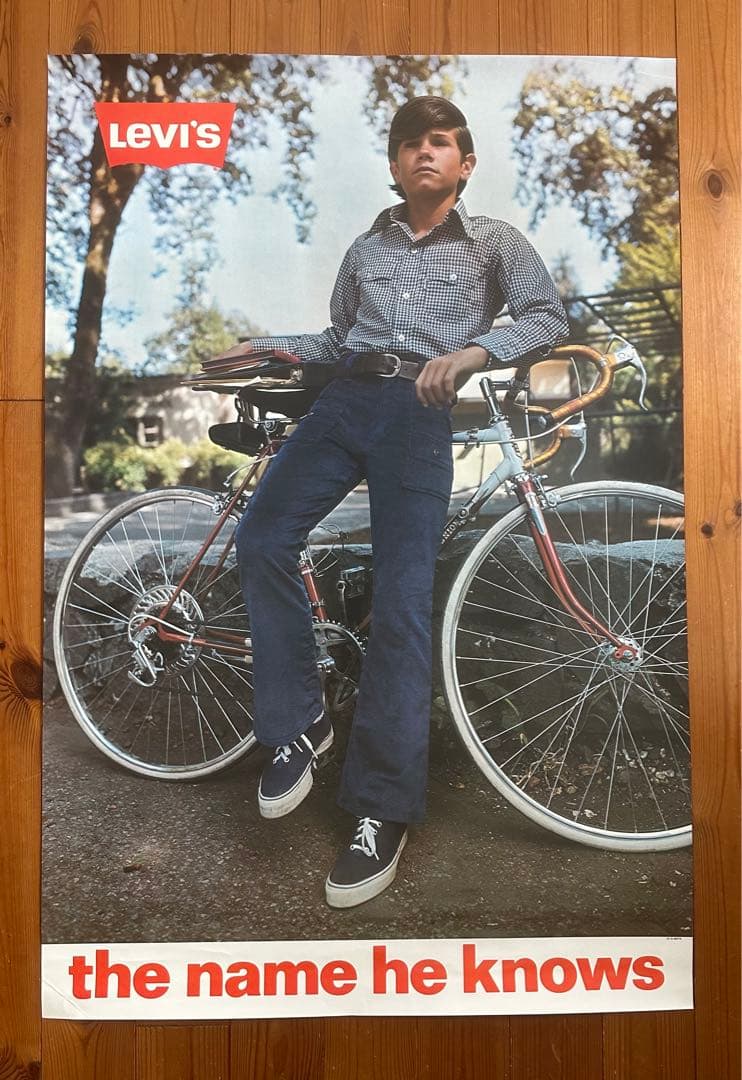 レア70年代オリジナルLEVISリーバイス販促用ビンテージポスター501BIGE