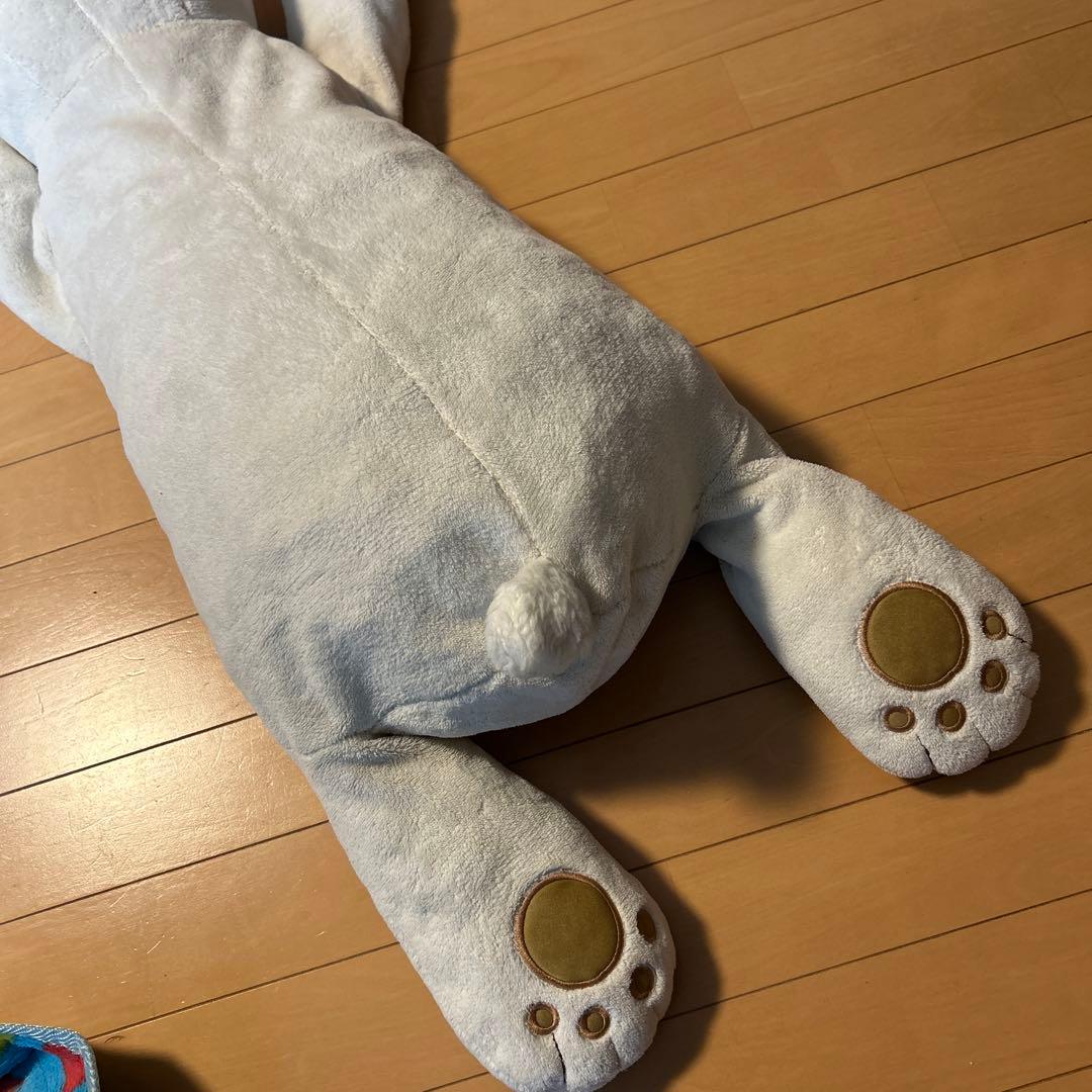 ニトリ しろくま パパ ぬいぐるみ 抱きまくら NITORI - メルカリ