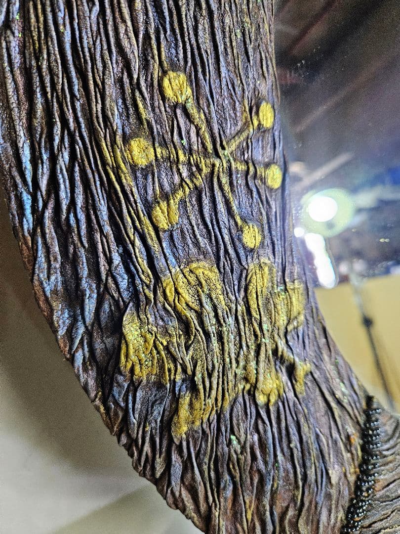 ジャパンヴィンテージ レザーフレームの鏡 ウォールミラー 壁掛け 革製