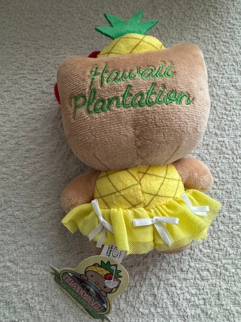 ハワイ限定 日焼けキティ ドールプランテーショ パイナップル ぬいぐるみ