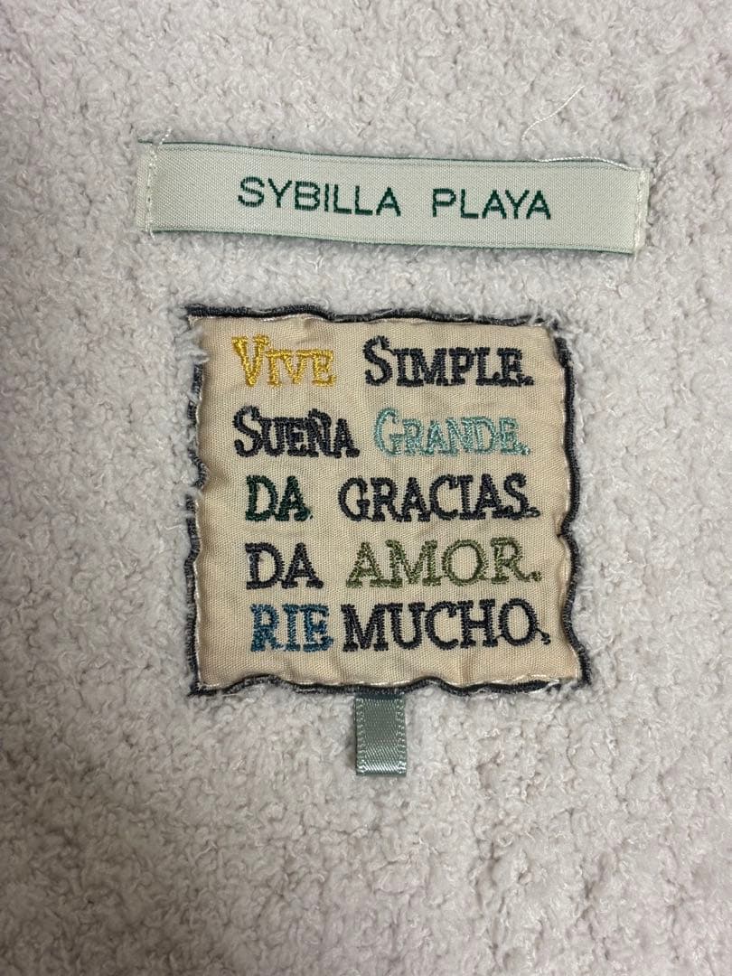 ◆シビラ SYBILLA PLAYA ブランケット アイボリー 新品