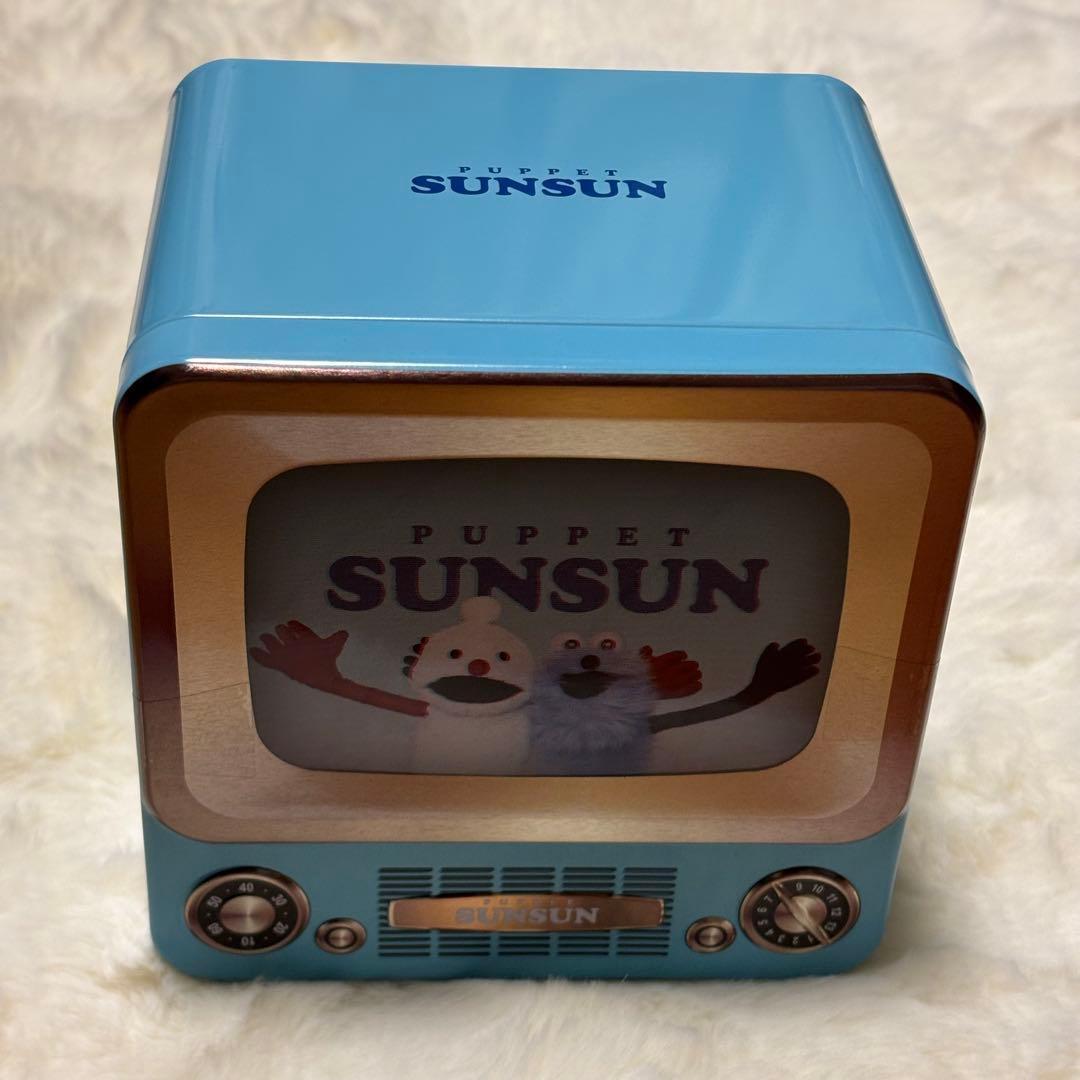 パペットスンスン レトロテレビ缶 ショッパー付き バレンタイン 2026