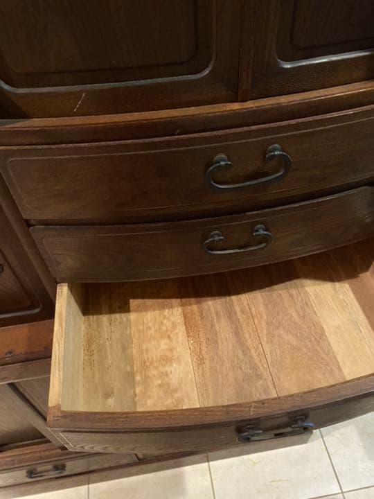 水屋　飾り棚　アンティーク