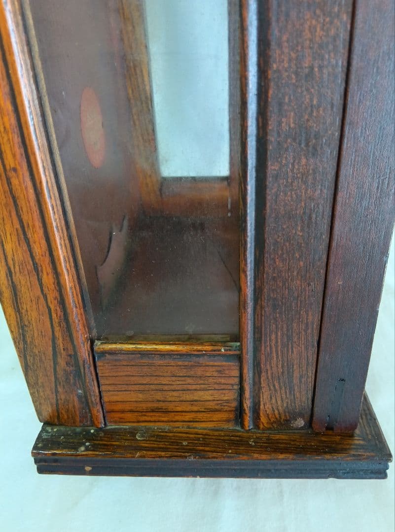 IDEAL　木製掛時計　ゼンマイ式振り子時計　レトロ　小栗時計製造所　骨董