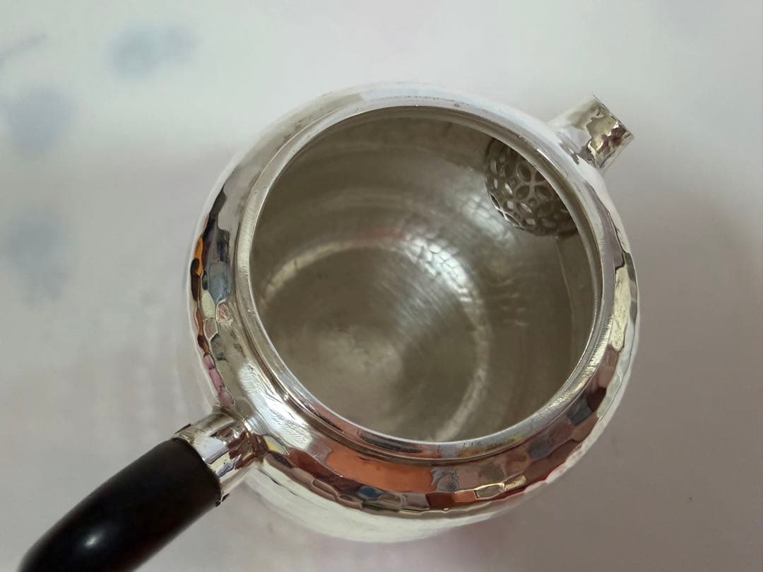 純銀製 ひょうたん 急須 銀瓶 煎茶道具