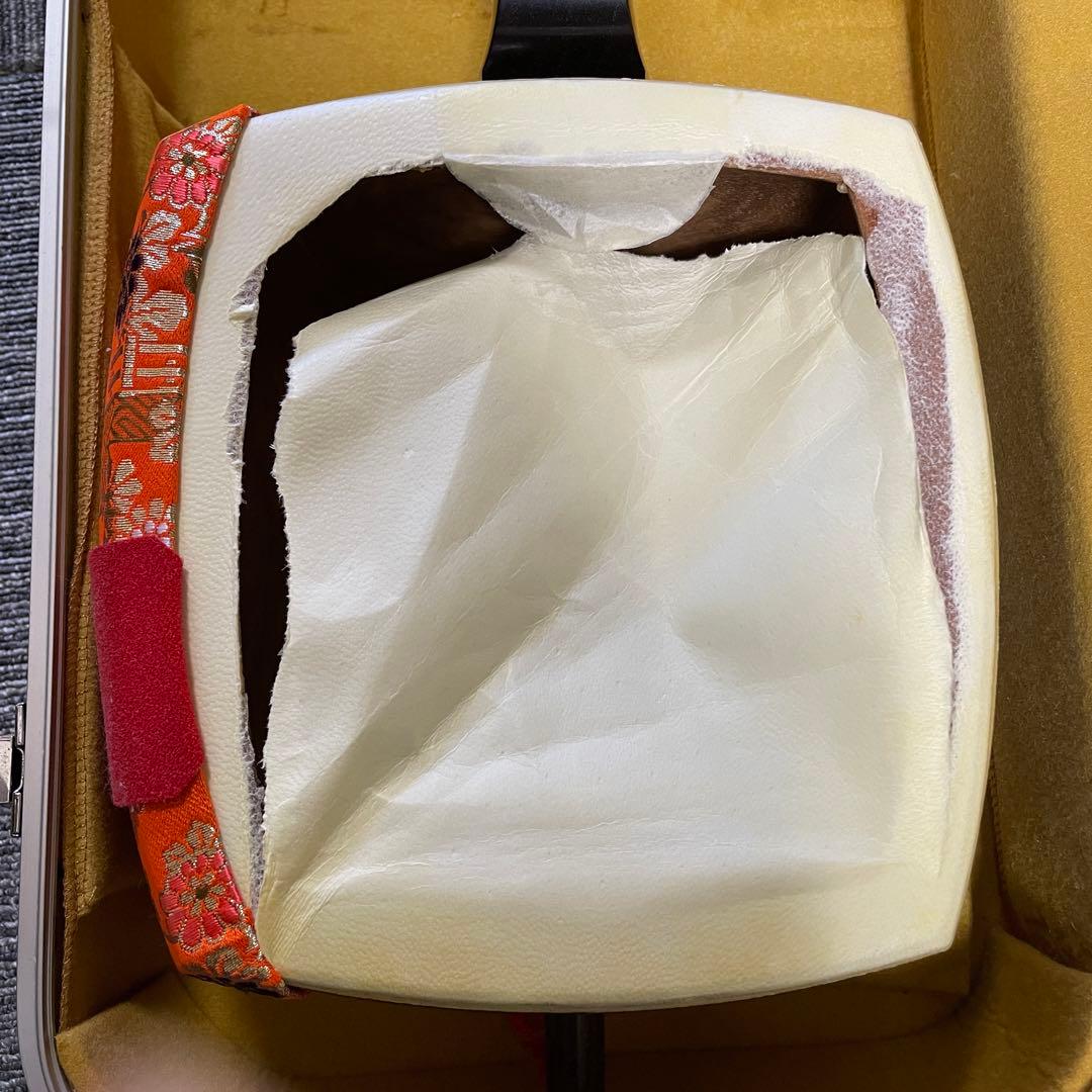 合金刻印あり☆三味線 ハードケース付き 菊井屋 バチ付き