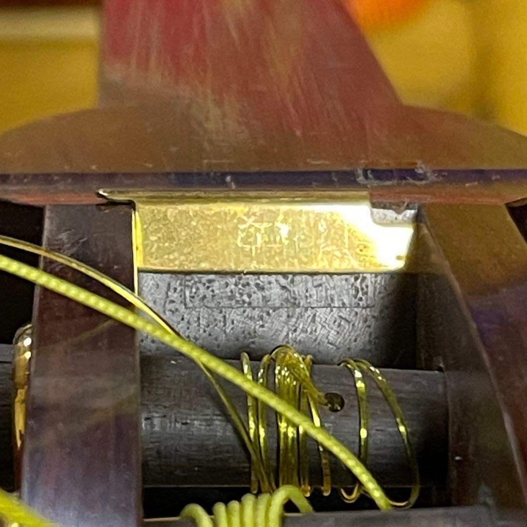 合金刻印あり☆三味線 ハードケース付き 菊井屋 バチ付き