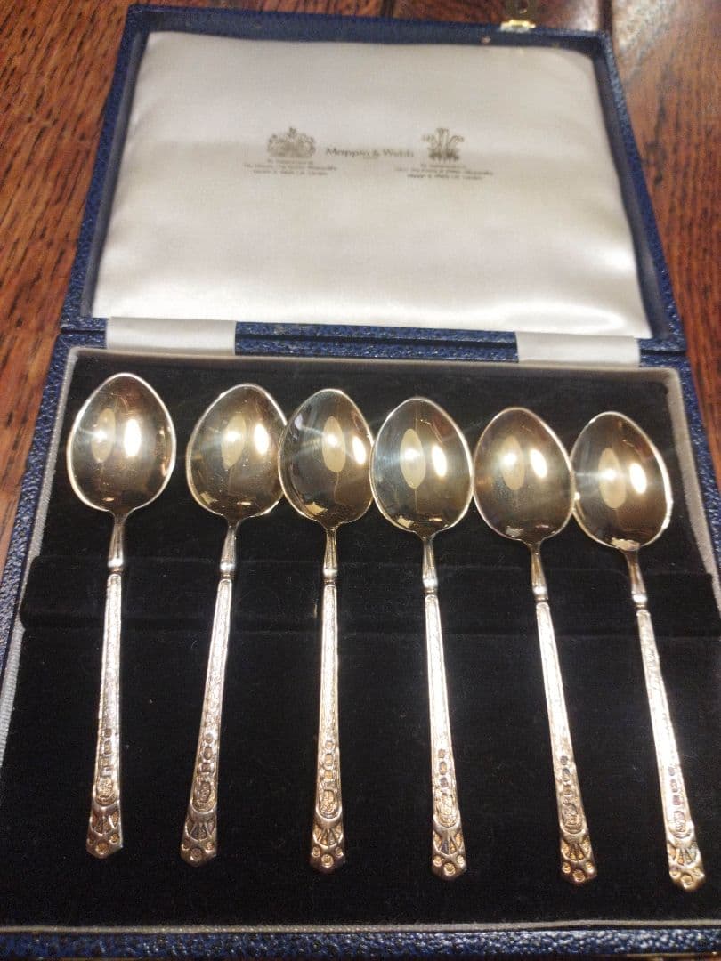 マッピンアンドウェッブの七宝ティースプーン