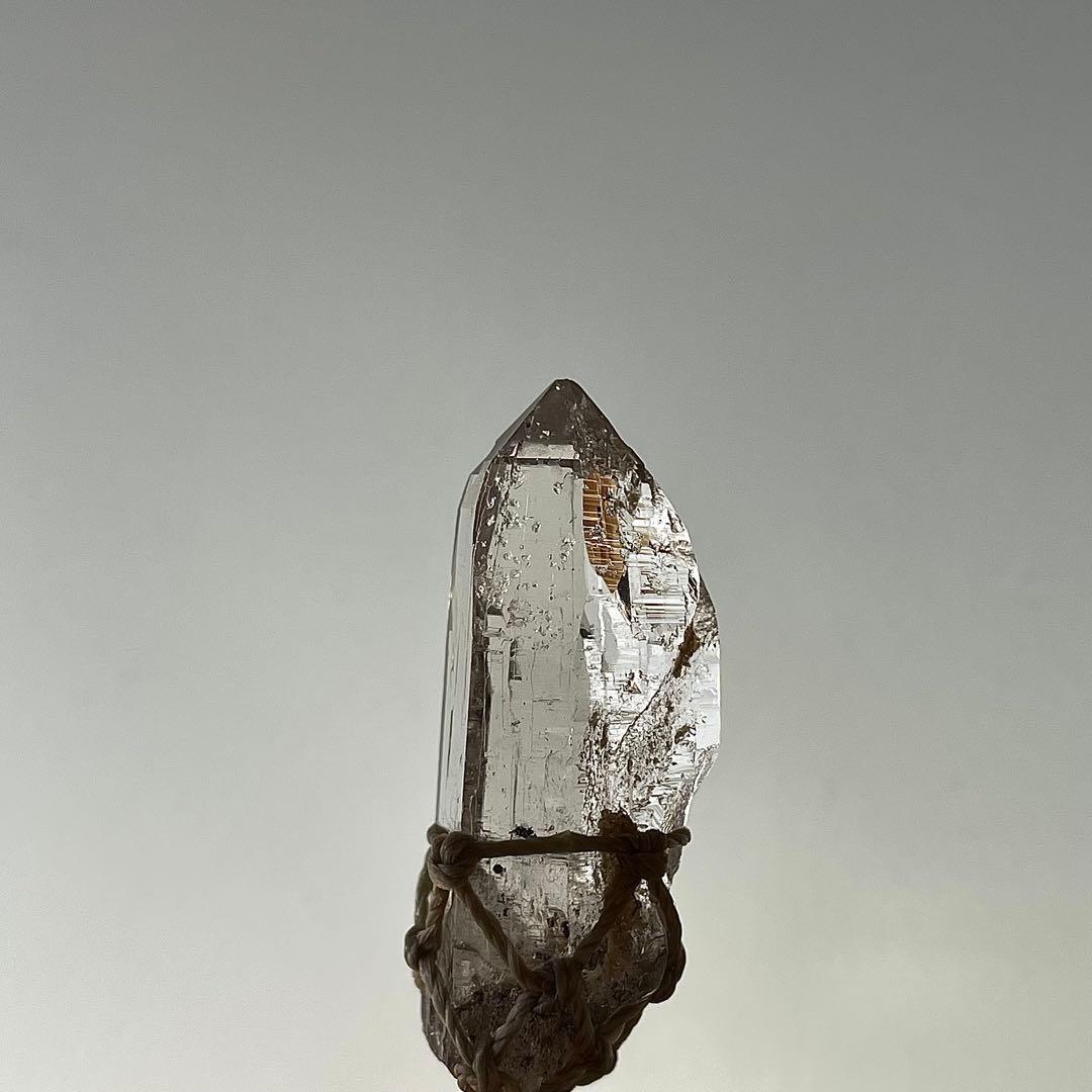 ヒマラヤ水晶 ガネッシュヒマール ＊ マクラメネックレス 46