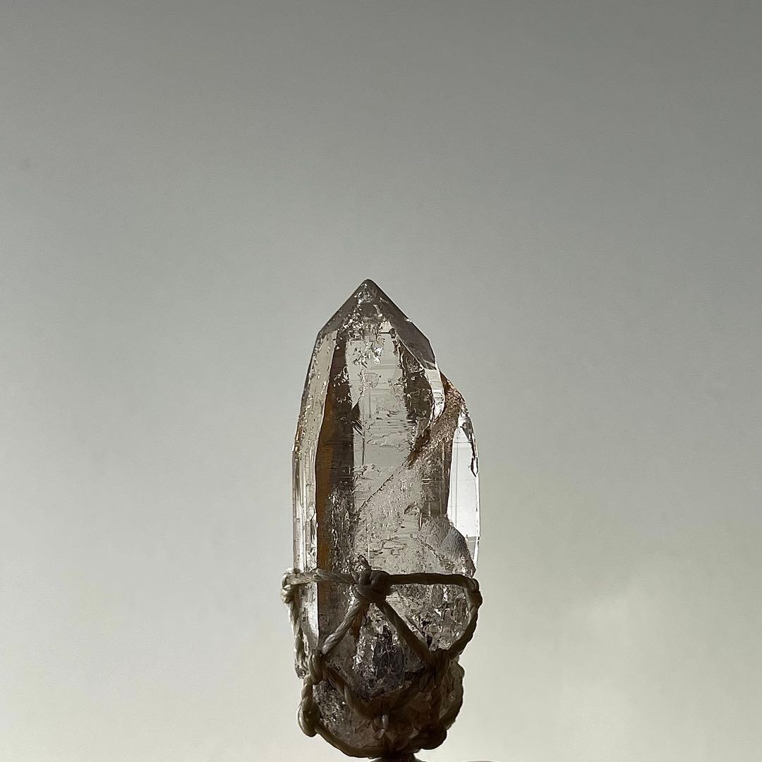 ヒマラヤ水晶 ガネッシュヒマール ＊ マクラメネックレス 46