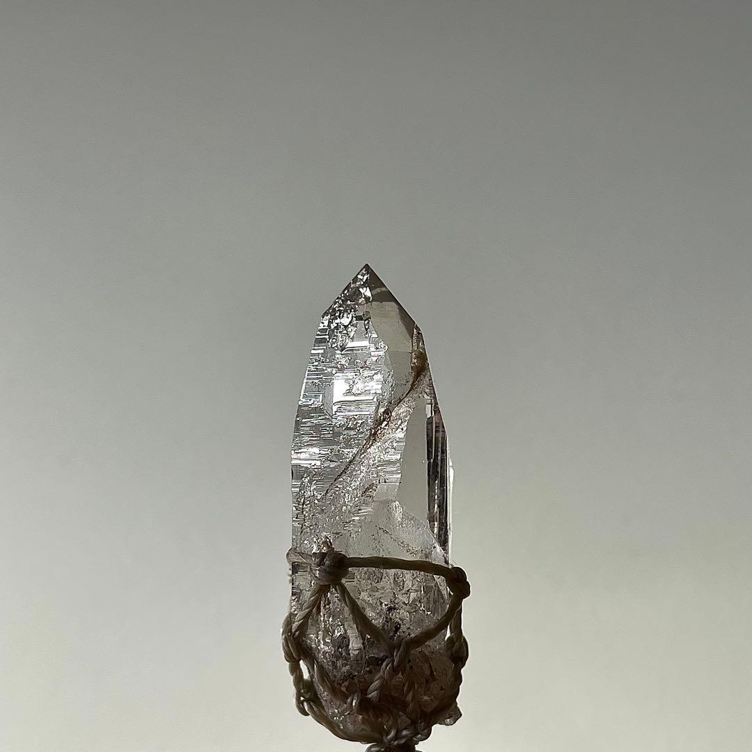 ヒマラヤ水晶 ガネッシュヒマール ＊ マクラメネックレス 46