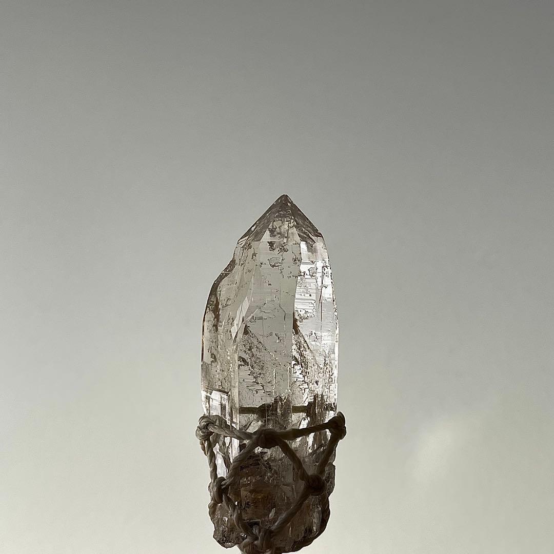 ヒマラヤ水晶 ガネッシュヒマール ＊ マクラメネックレス 46