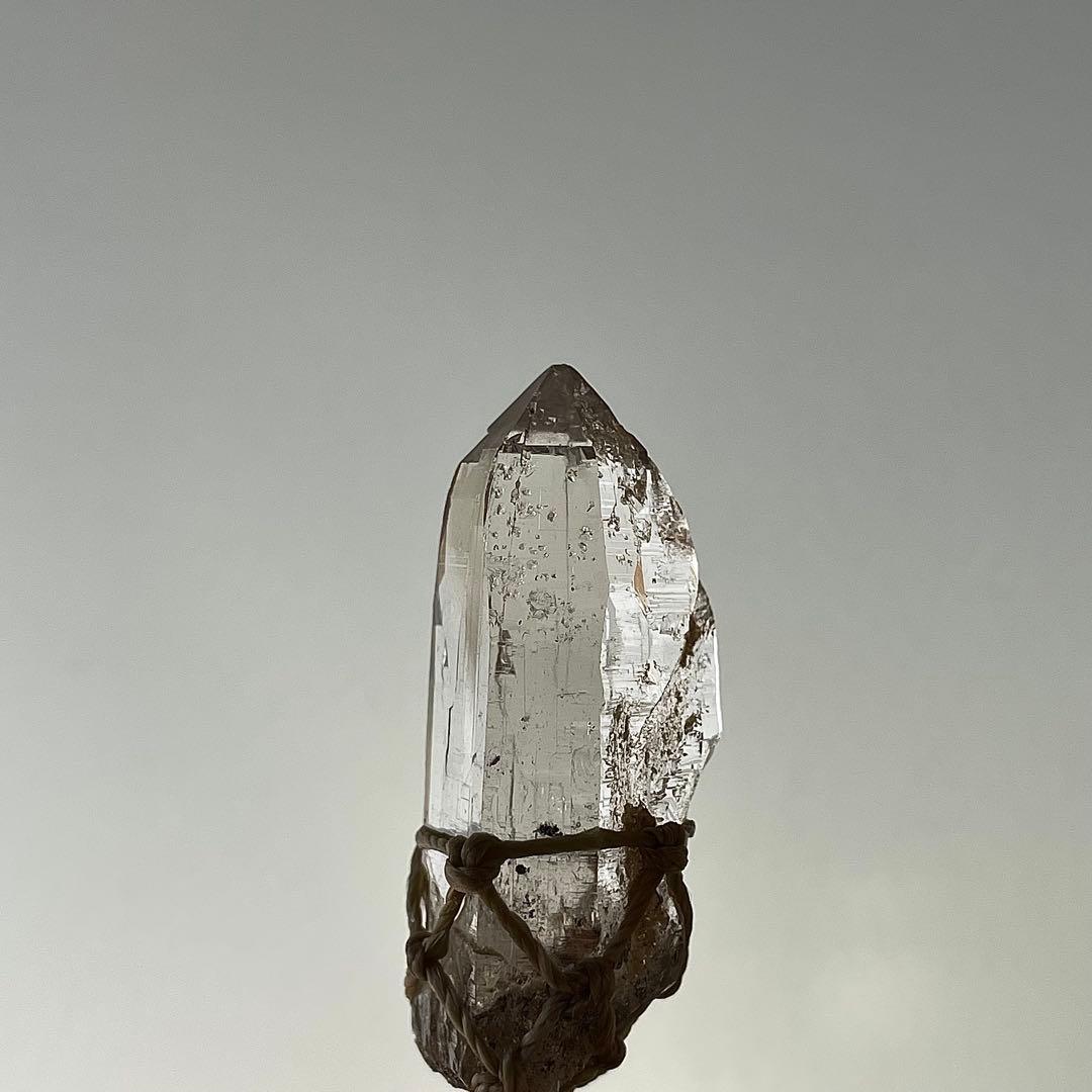 ヒマラヤ水晶 ガネッシュヒマール ＊ マクラメネックレス 46