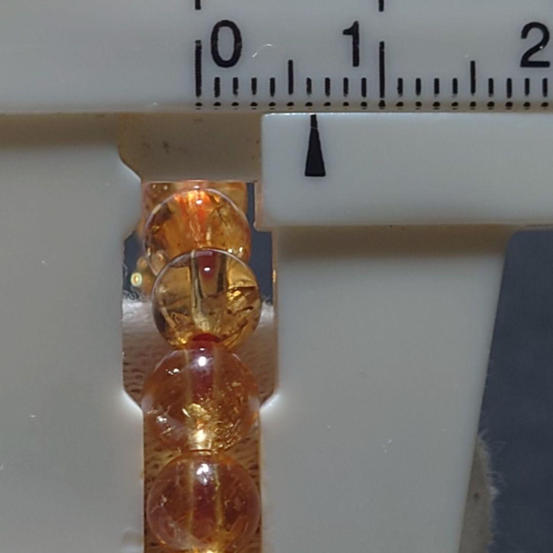 ★インペリアルトパーズ  6.1 ミリ珠 ブレス⑧(SA+)