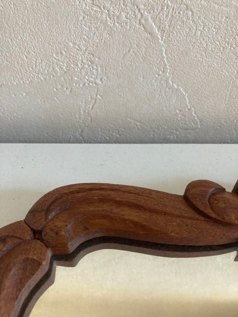 アンティーク ウォールミラー/鏡/ヴィンテージ　46.5×36