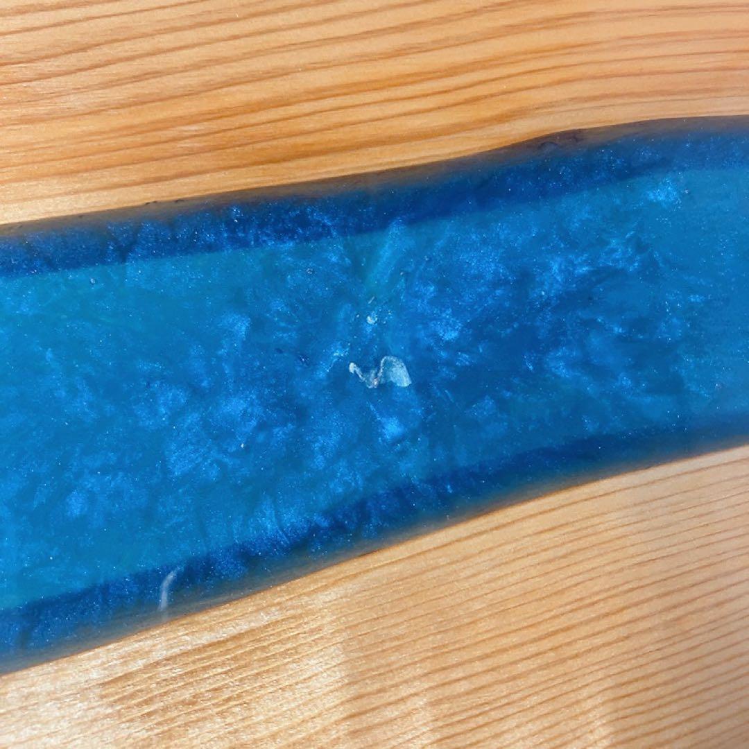 流木×レジンの一点ものテーブル サイドテーブル ディスプレイ台