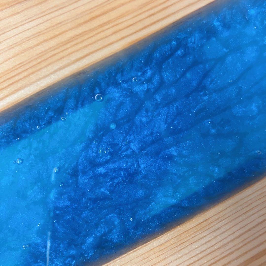 流木×レジンの一点ものテーブル サイドテーブル ディスプレイ台