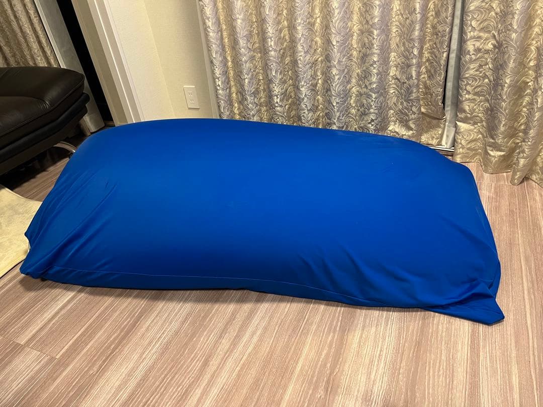Yogibo MAX 防水タイプ　青色　ビーズクッション