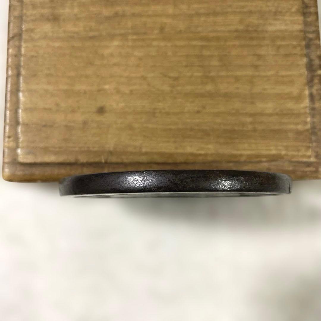 B-62 鍔 鉄地 武具 刀装具 日本 骨董品 時代物 美術品 工芸品 - メルカリ