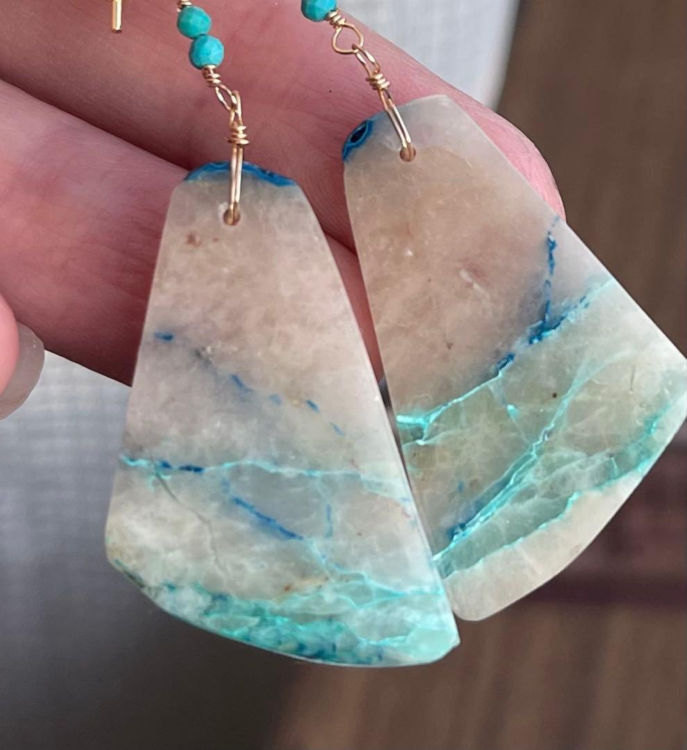 インパクト大個性的 珍しいスライスクリソコラピアスチャーム