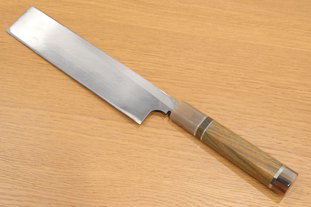 義近 本焼 薄刃包丁 210mm 片刃右