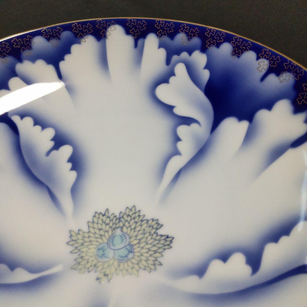 深川製磁☆牡丹金ミル 27センチ深皿 未使用‼️金彩 訳あり品