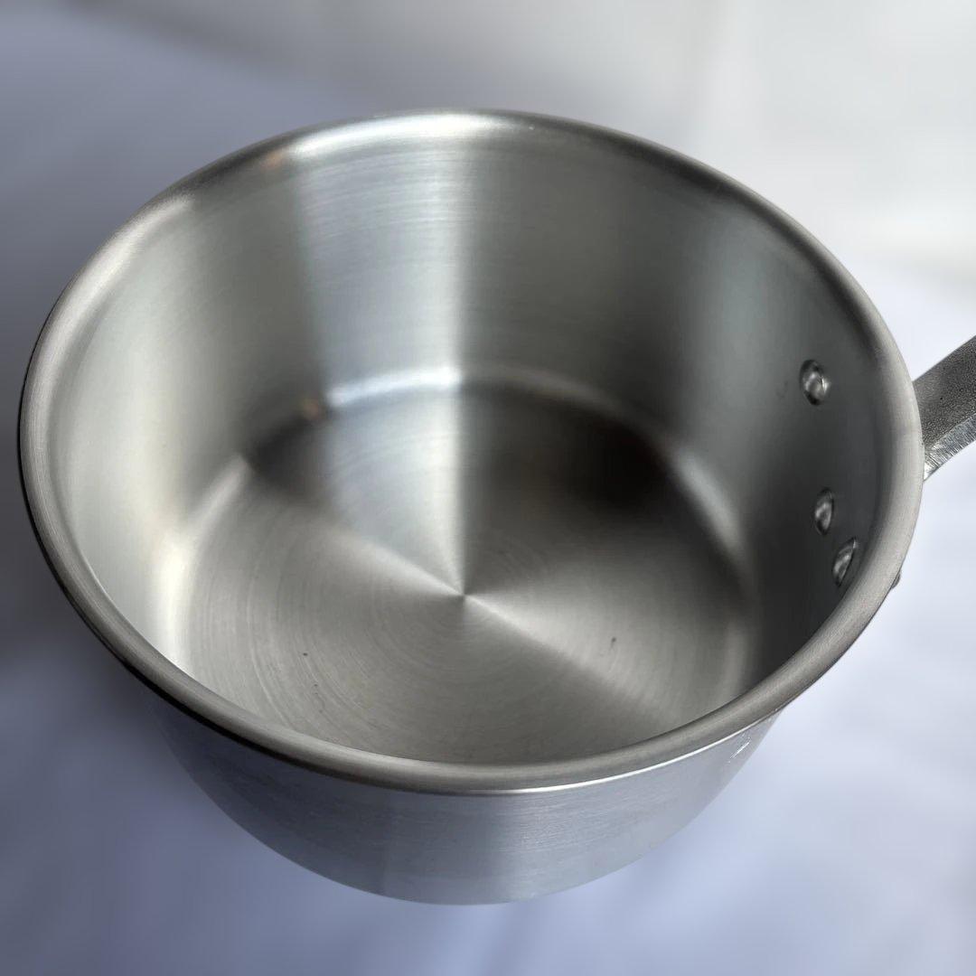 アルミ厚板鍋２１cm片手 底厚３.０mm・容量４.０ℓ