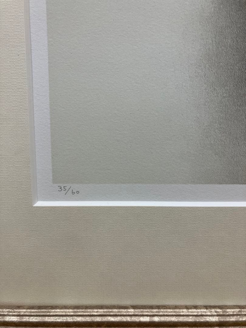 山本桂右 「ピンクのバラ」 35/60 サイン入り - メルカリ