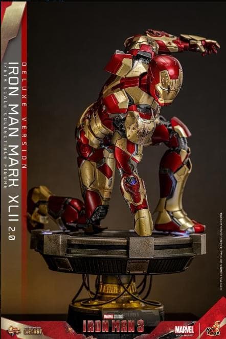 Hot Toys ホットトイズ 1/6 アイアンマン3 マーク42 DX版 - メルカリ