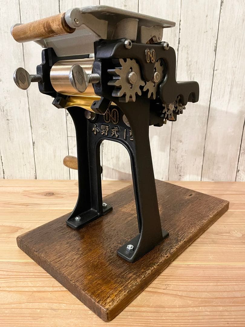 小野式製麺機【2510-08】説明書コピー.トラブル予防運用ガイド.麺帯ハンガー