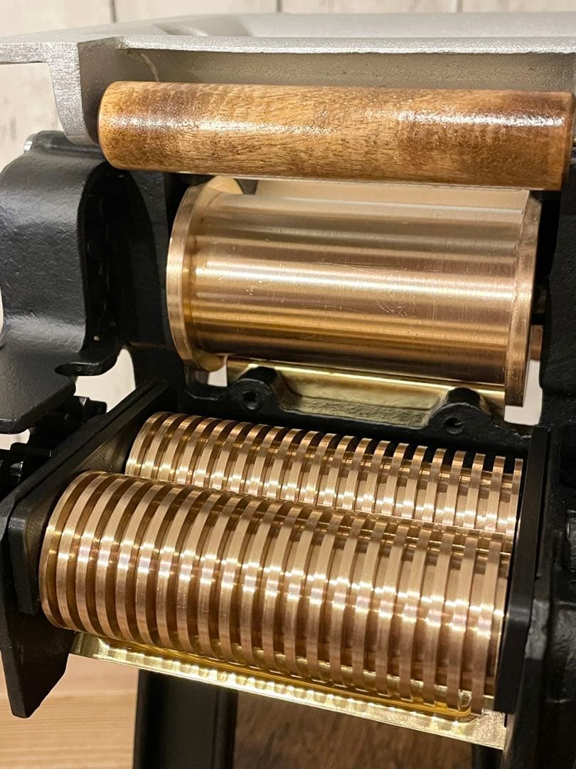 小野式製麺機【2510-08】説明書コピー.トラブル予防運用ガイド.麺帯ハンガー