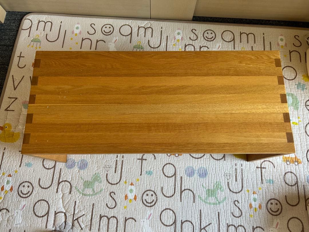 無印良品 オーク無垢材ベンチ ナチュラル （幅100㎝） コの字【直引き取り可】