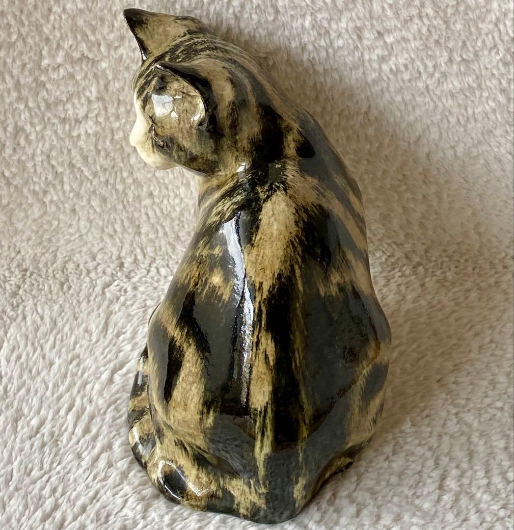 モデルNo.22 ウィンスタンレイキャット　初期作品　見返り猫　貫入無し❣️