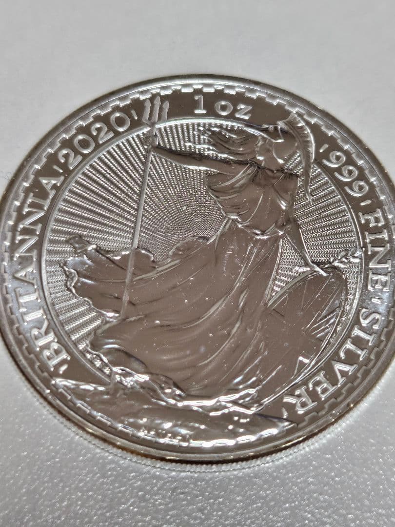 ブリタニア銀貨 1オンス 2020年製
