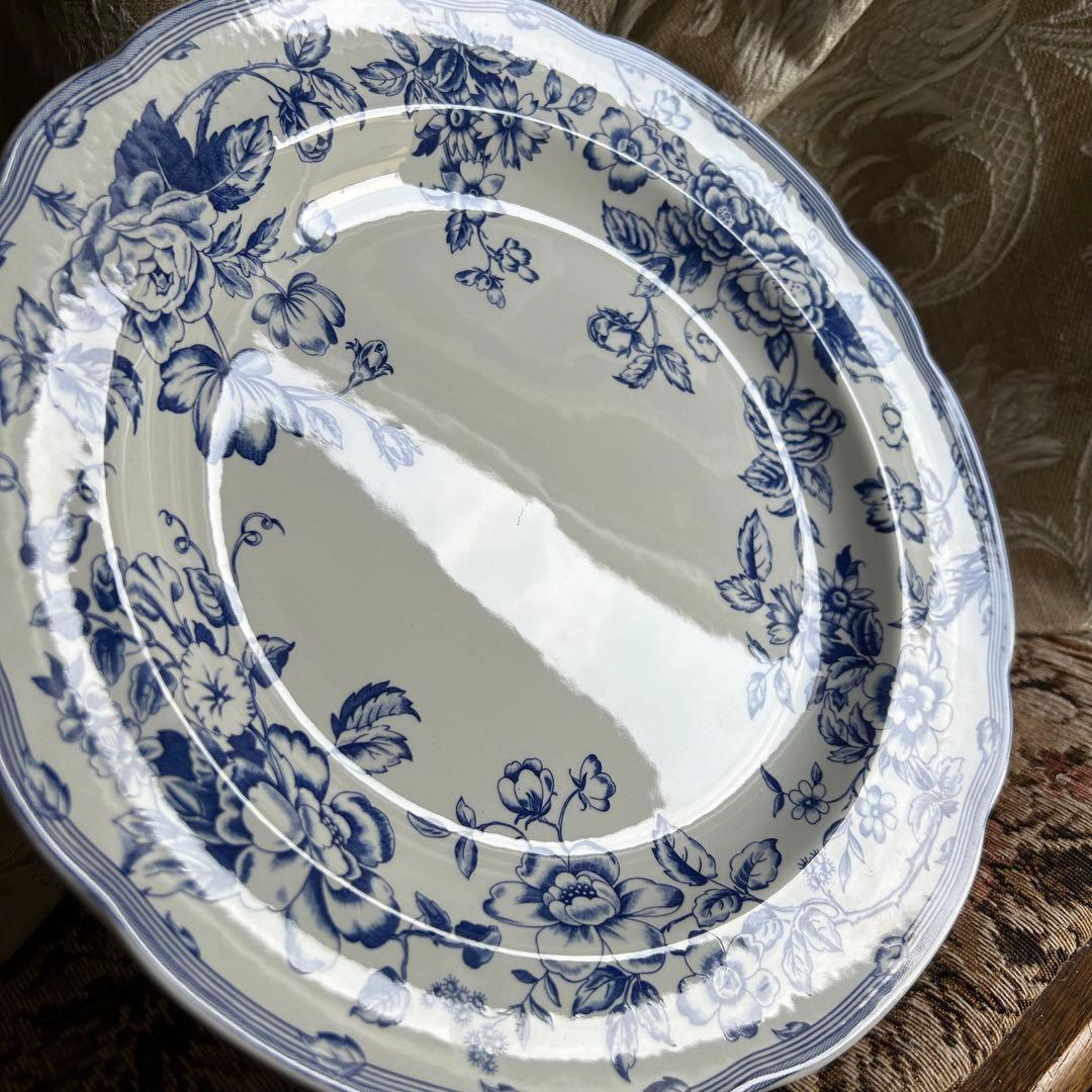 新品 英国製 Spode Laura Ashley Cliftonディナー大皿 - メルカリ