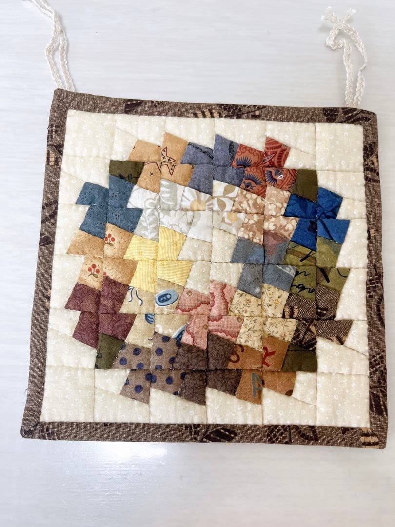 ヘキサゴン パッチワーク タペストリー ハンドメイド - メルカリ