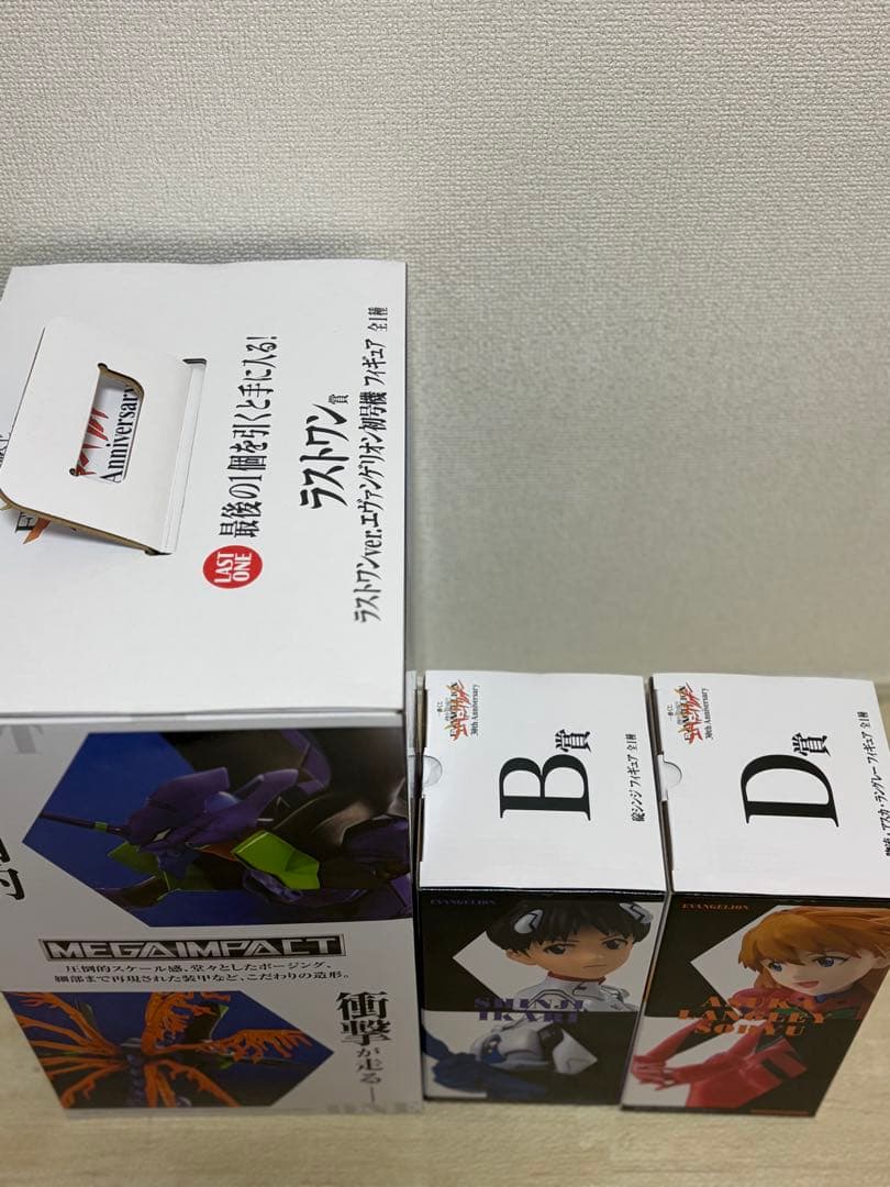 エヴァンゲリオン 一番くじ Ｂ・Ｄ・ラストワン賞セット